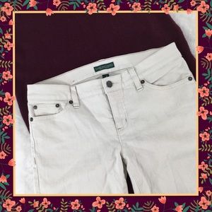 RALPH LAUREN CREAM JEANS 2